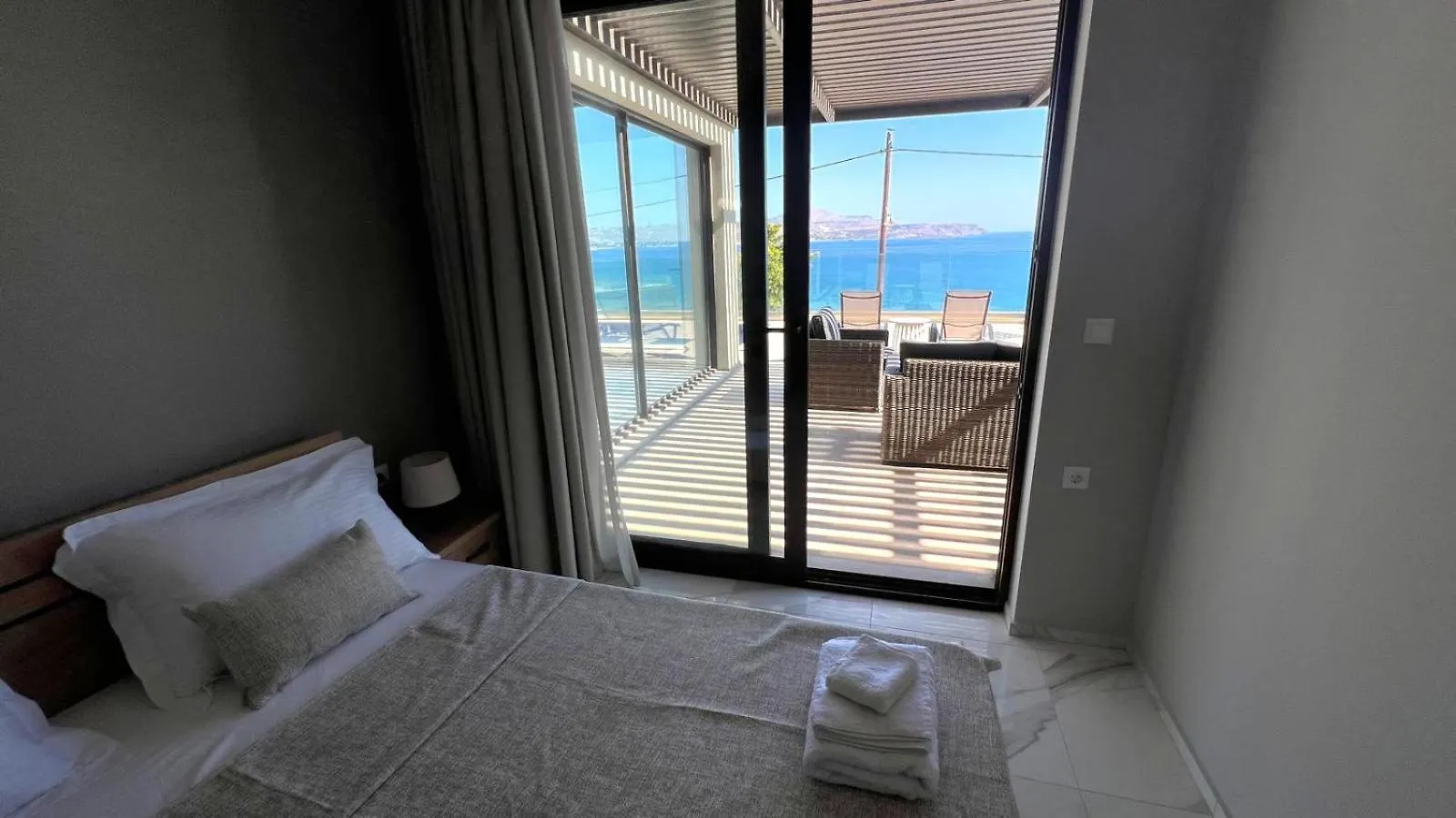 Fiorella Sea View Pool Villa In Kalyves, Chania Area, Crete Kalyves
